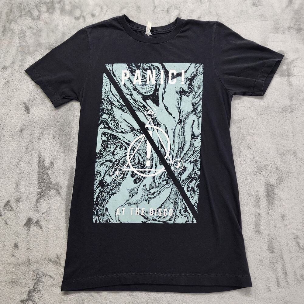 Pacific Brand Panic! At The Disco Band Tee Size S Black Double Sided P!ATD Music